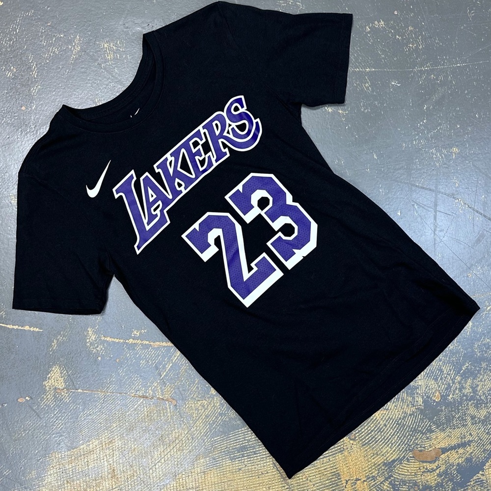 Nike Lebron James Icon Jersey Shirt 561416-00A Small Los Angeles Lakers